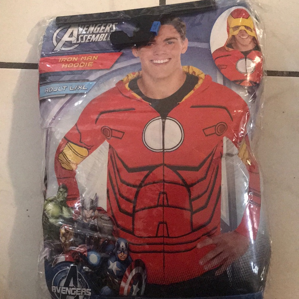 New adult Iron Man Hoodie